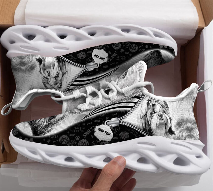 Shih Tzu Sketch Max Soul Shoes For Women Men Kid, Gift For Dog Lover