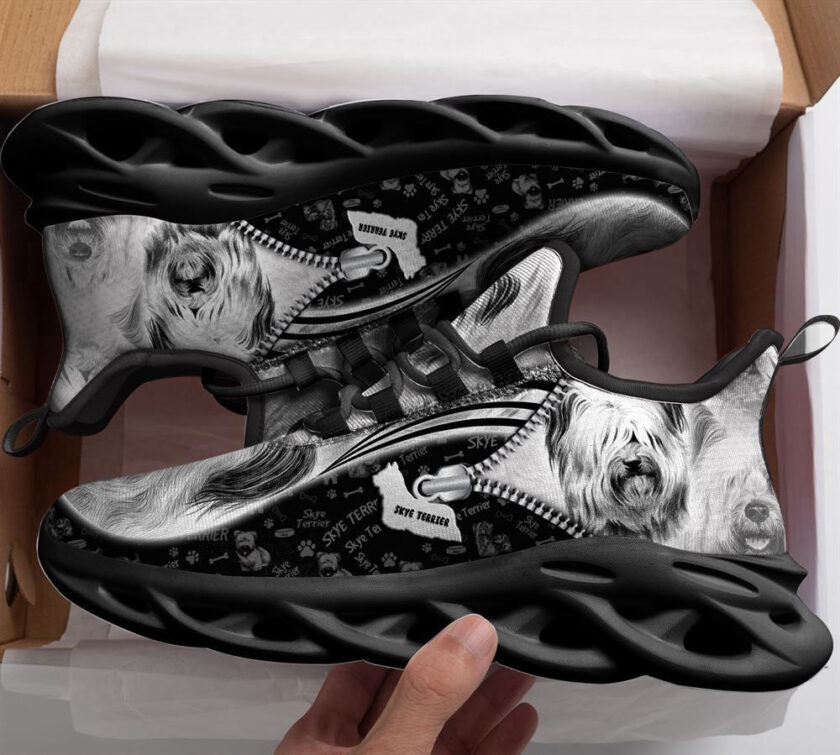 Skye Terrier Sketch Max Soul Shoes For Women Men Kid, Gift For Dog Lover - Image 2