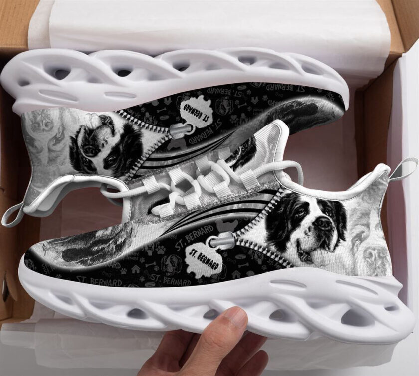 St. Bernard Max Soul Shoes For Women Men, Gift For Dog Lover