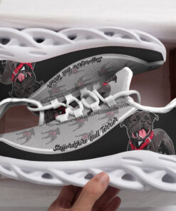 StafFordshire Bull Terrier Max Soul Shoes, Gift For Dog Lover