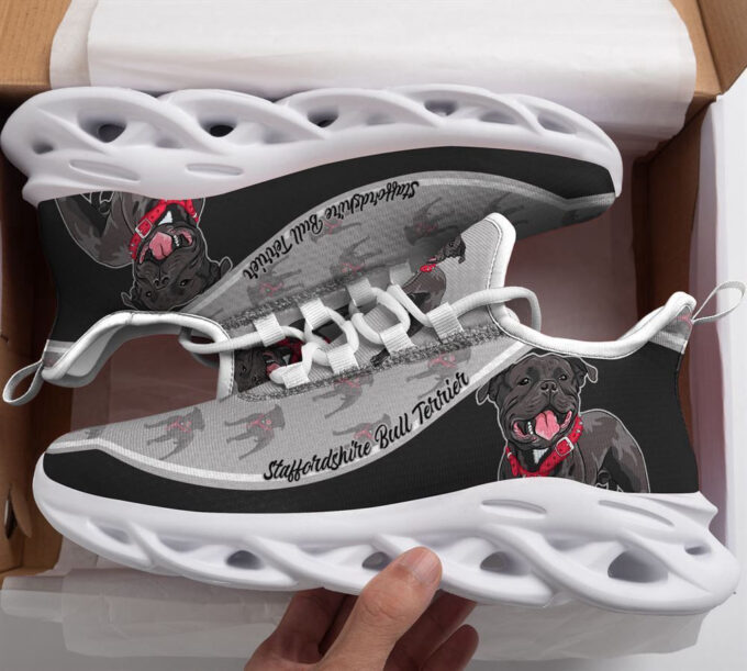 StafFordshire Bull Terrier Max Soul Shoes, Gift For Dog Lover