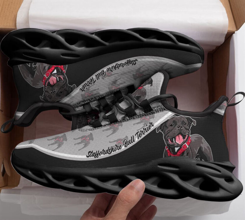 StafFordshire Bull Terrier Max Soul Shoes, Gift For Dog Lover - Image 2