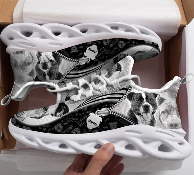StafFordshire Bull Terrier Sketch Max Soul Shoes For Women Men Kid, Gift For Dog Lover