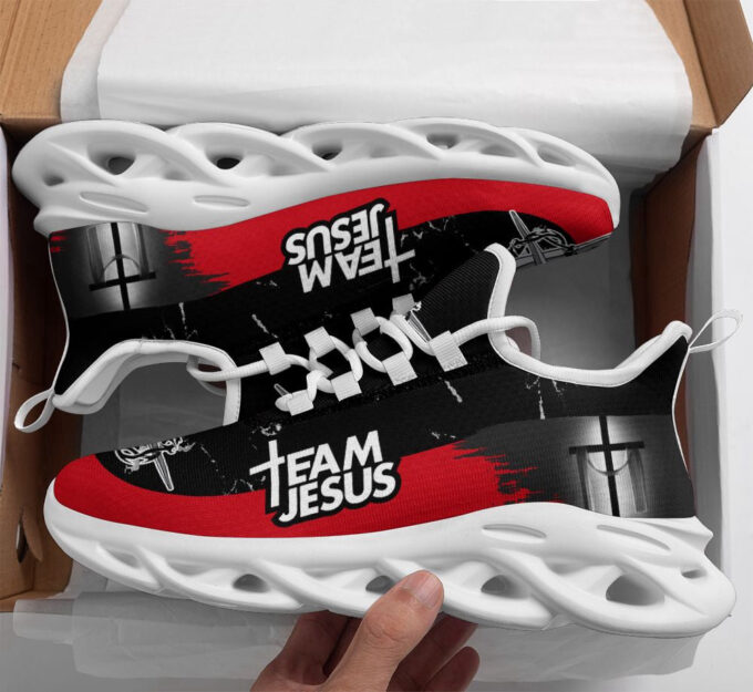 Team Jesus Running Sneakers Max Soul Shoes - Christian Shoes For Men And Women