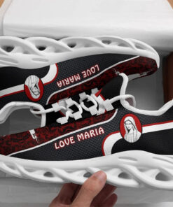 Virgin Mary Running Sneakers Max Soul Shoes - Christian Shoes For Men And Women
