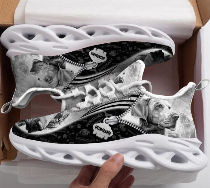 Weimaraner Max Soul Shoes For Women Men, Dog Lovers Gifts For Him or Her