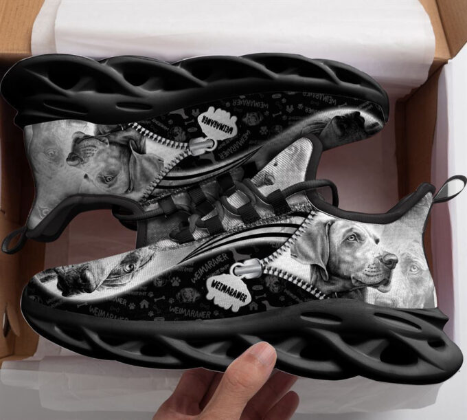 Weimaraner Max Soul Shoes For Women Men, Dog Lovers Gifts For Him or Her